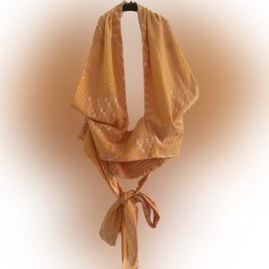 Orange Halter Top - Anthropologie